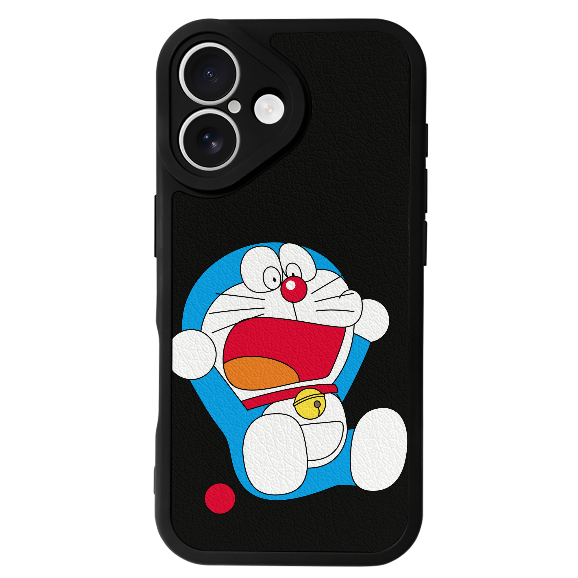 （画像用） ドラえもん Doraemon 【iPhone 16シリーズ対応】シリコンスマホケース（レザー調） 材質：シリコン
